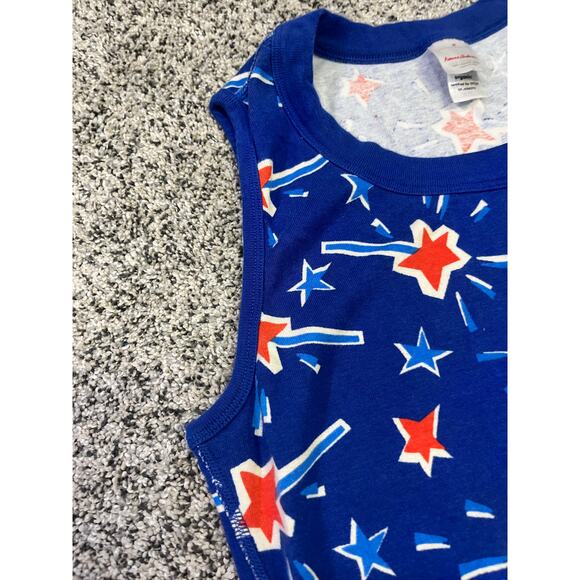 Hanna Andersson‎ 4th of July Patriotic Tank, Women’s M, Organic Cotton Blue/Red - Picture 6 of 10